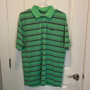 Lime Green Under Armour Polo